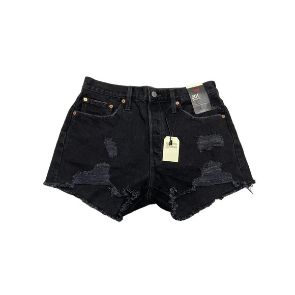 NWT Levi’s 501 Original Black Jean Short-sz 29 - Picture 3 of 11